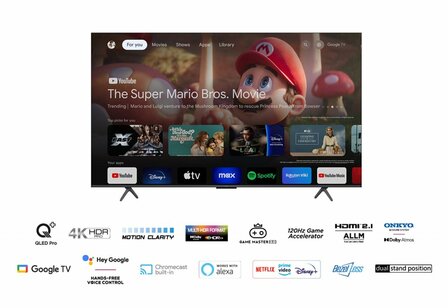TCL 75C69B 75&quot; | Ultra HD 4K QLED Smart TV | Google TV + Wifi | Dolby Vision | Quantum Dot voor Realistische Kleuren | 60Hz
