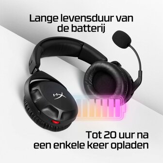 HyperX Cloud Stinger 2 | Draadloze Over-ear Headset | USB-A Receiver | Zwart