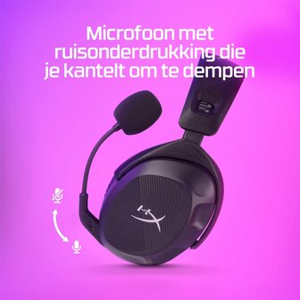 HyperX Cloud Stinger 2 | Draadloze Over-ear Headset | USB-A Receiver | Zwart