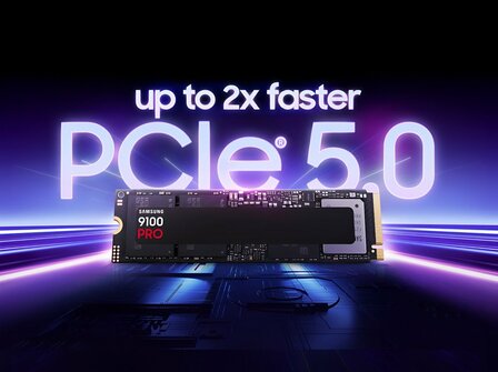 Samsung 9100 PRO | 1TB NVMe SSD | M.2 | Gen5 | 14.700MB/s