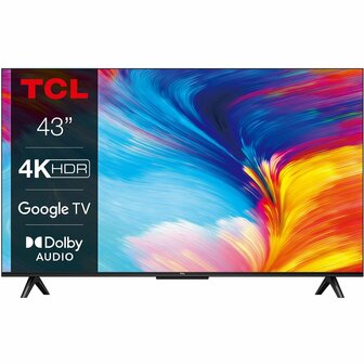 TCL 43P635 | 43&#039;&#039; Ultra HD 4K | LED Smart TV | Wifi | Google TV | HDR10 | 60Hz | RFG