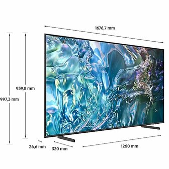 Samsung QE65Q60DAU 65&quot; | 4K Ultra HD QLED Smart TV | Tizen + Wifi | Local Dimming met Sterk Contrast | HDR10+ | 50Hz