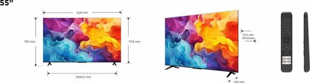 TCL 55P61B 55&quot; | Ultra HD 4K LED Smart TV | Google TV | HDR10 | 60Hz | Wifi &amp; Bluetooth