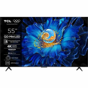 TCL 55C6KS 55&quot; | Ultra HD 4K QD-Mini LED Smart TV (2025) | Google TV + Wifi | Dolby Vision | 60Hz