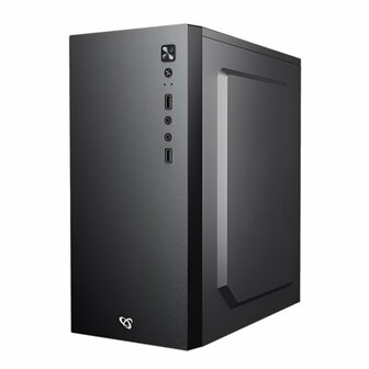 SBOX PCC-12 | Micro Tower Case | Zwart