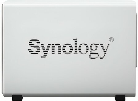Synology DiskStation DS220J NAS 8TB | 2 Drive Bays | Inclusief 2 x 4TB HDD | 1x Gigabit Ethernet | Wit