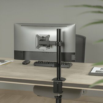 SBOX LCD-351/1-2 | Verstelbare Monitor-bureaubeugel | Tot 32&quot; | Max 9kg | VESA 100x100 | 1 Monitor