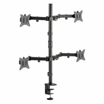 SBOX LCD-352/4-2 | Verstelbare Monitor-bureaubeugel | Tot 32&quot; | Max 9kg | VESA 100x100 | 4 Monitoren