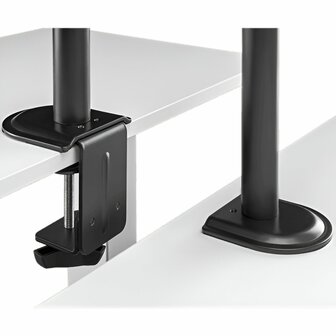 SBOX LCD-352/4-2 | Verstelbare Monitor-bureaubeugel | Tot 32&quot; | Max 9kg | VESA 100x100 | 4 Monitoren