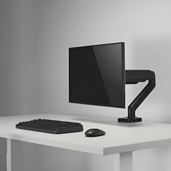 SBOX Flex LCD-S012-2 | Verstelbare Monitor-bureaubeugel | Tot 32&quot; | Max 9kg | VESA 100x100 | 1 Monitor