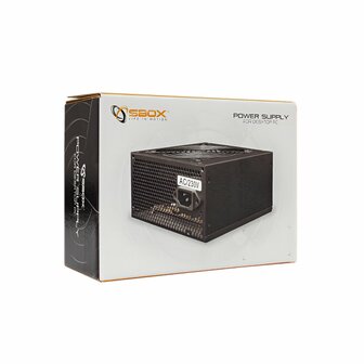 SBOX PSU-400/R Black Metal | 400 Watt ATX PSU | Power Supply | Voeding