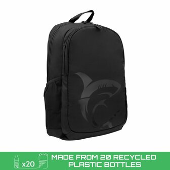 White Shark SCOUT 15.6&quot; Gaming Laptop Rugzak | Gemaakt van Gerecycled Plastic | Zwart