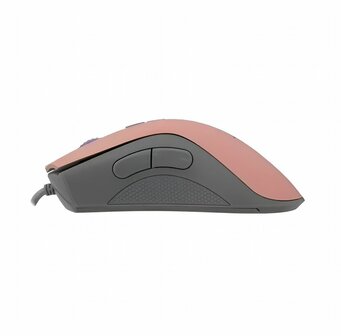 Baracuda LOBSTER RGB | Bekabelde Gaming Muis | USB-A | 6400 DPI | Roze