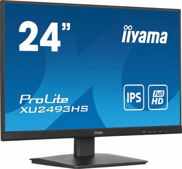 iiyama ProLite XU2493HS-B6 24&#039;&#039; | 1920x1080 IPS | 100Hz | 1ms MPRT | Randloos Design | Full HD Monitor | Open Box
