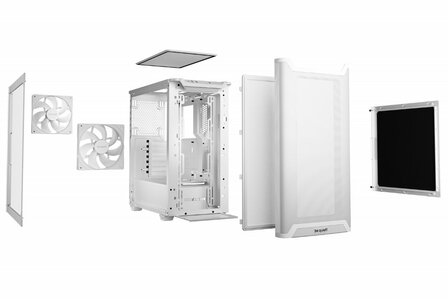 be quiet! PURE BASE 501 Airflow Window | Midi Tower Case | Wit