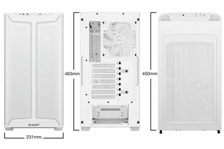 be quiet! PURE BASE 501 DX RGB | Midi Tower Case | Wit