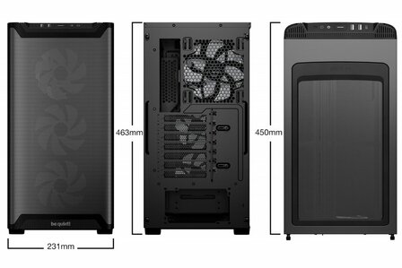 be quiet! PURE BASE 501 LX RGB | Midi Tower Case | Zwart