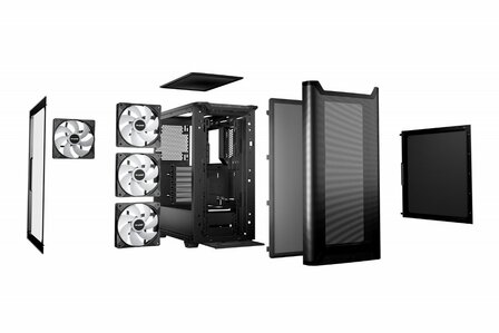 be quiet! PURE BASE 501 LX RGB | Midi Tower Case | Zwart