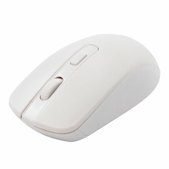SBOX WM-837W | Draadloze Muis | Links- en Rechtshandig | RF | 1600 DPI | Wit