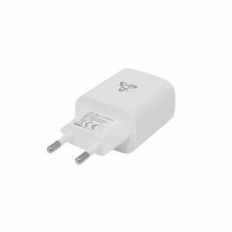 SBOX Oplader HC-693 SB | 15W | USB-A &amp; USB-C (2 Poorten) | Wit