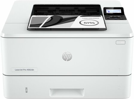 HP LaserJet Pro 4002dn | Zwart-wit Laserprinter | Dubbelzijdig printen | 40 ppm | Ethernet | Voor MKB | Compact &amp; Energiezuinig