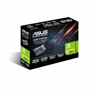 Asus GeForce GT 730 | 2GB GDDR5 VRAM | Low Profile | Videokaart | GPU | Nvidia