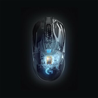 Logitech G903 Lightspeed | Ambidextrous Draadloze Gaming Muis | RF-Draadloos + USB-A | 25.600 DPI | Zwart