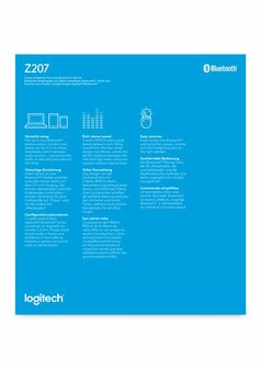 Logitech Z207 | 2.0 Luidsprekerset | Bluetooth en 3,5mm | Zwart/Wit