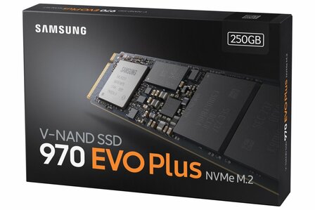Samsung 970 Evo Plus | 250GB NVMe SSD | M.2 | 3.500MB/s