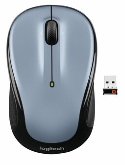 Logitech M325 | Draadloze Muis | Links- en Rechtshandig | RF | 1000 DPI | Zwart/Zilver