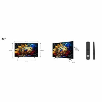 TCL 43C655 | 43&#039;&#039; Ultra HD 4K | QLED Smart TV | Wifi | Google TV | Local Dimming | Dolby Vision | 60Hz