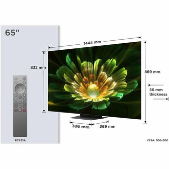 TCL 65C79K (2025) | 65&#039;&#039; Ultra HD 4K | QD-Mini LED Smart TV | Wifi | Google TV | Dolby Vision | 120Hz
