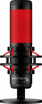 HyperX QuadCast | USB-microfoon | Rode verlichting | Voor pc en console | Zwart/Rood | Open Box