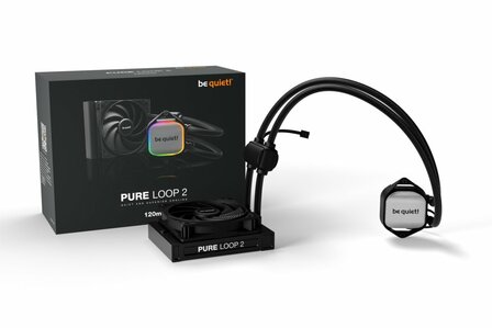 be quiet! PURE LOOP 2 120mm | All-in-One CPU Waterkoeler | Zwart