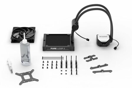 be quiet! PURE LOOP 2 120mm | All-in-One CPU Waterkoeler | Zwart
