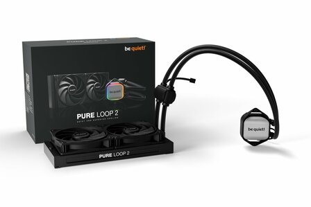 be quiet! PURE LOOP 2 240mm | All-in-One CPU Waterkoeler | Zwart