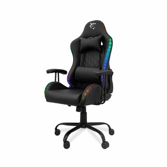 White Shark Indianapolis | Gamingstoel met RGB-verlichting | Belastbaar tot 120 kg