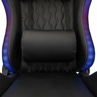 White Shark Indianapolis | Gamingstoel met RGB-verlichting | Belastbaar tot 120 kg