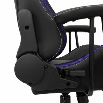 White Shark Indianapolis | Gamingstoel met RGB-verlichting | Belastbaar tot 120 kg