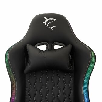 White Shark Indianapolis | Gamingstoel met RGB-verlichting | Belastbaar tot 120 kg