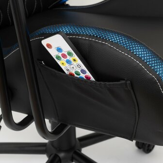 White Shark Indianapolis | Gamingstoel met RGB-verlichting | Belastbaar tot 120 kg