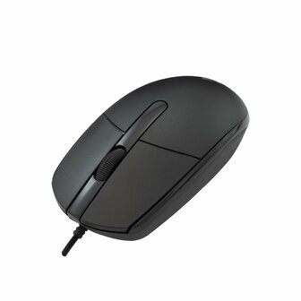 SBOX M-823B | Bedrade Muis Zwart | 1000 DPI | USB | Retail