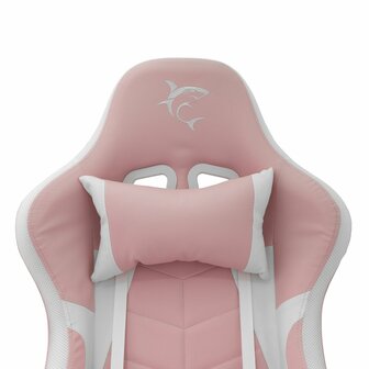 White Shark Roxy | Roze Gamingstoel met Verstelbare Rugleuning | Belastbaar tot 120 kg