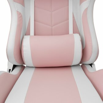 White Shark Roxy | Roze Gamingstoel met Verstelbare Rugleuning | Belastbaar tot 120 kg