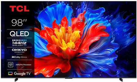 TCL 98P89K | 98&#039;&#039; Ultra HD 4K | QLED DLED Smart TV | Wifi | Dolby Vision | HDR10+ | 144Hz (2025)
