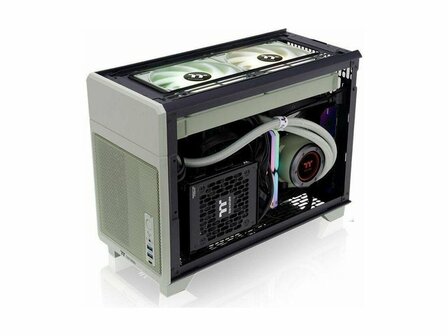 Thermaltake The TR100 | Mini-ITX Case | Matcha Green (CA-11A-00SENN-00)