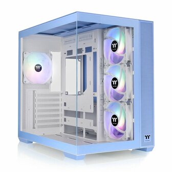 Thermaltake View 380 TG ARGB | Mid Tower Case | Hydrangea Blue (CA-1Z2-00MFWN-00)