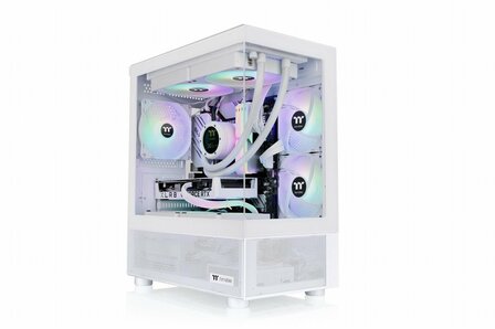 Thermaltake View 170 TG ARGB Snow | Micro Tower Case | Snow (CA-1Z4-00M6WN-00)