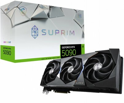 MSI GeForce RTX 5090 SUPRIM SOC | 32GB GDDR7 VRAM | 4K Gaming &amp; AI | Videokaart | GPU | Nvidia