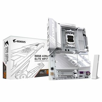 Gigabyte B850 AORUS ELITE WIFI7 ICE | Socket AM5 | AMD B850 | 4xDDR5 | ATX | Moederbord